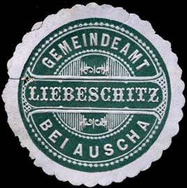 File:Siegelmarke Gemeindeamt Liebeschitz bei Auscha W0308096.jpg