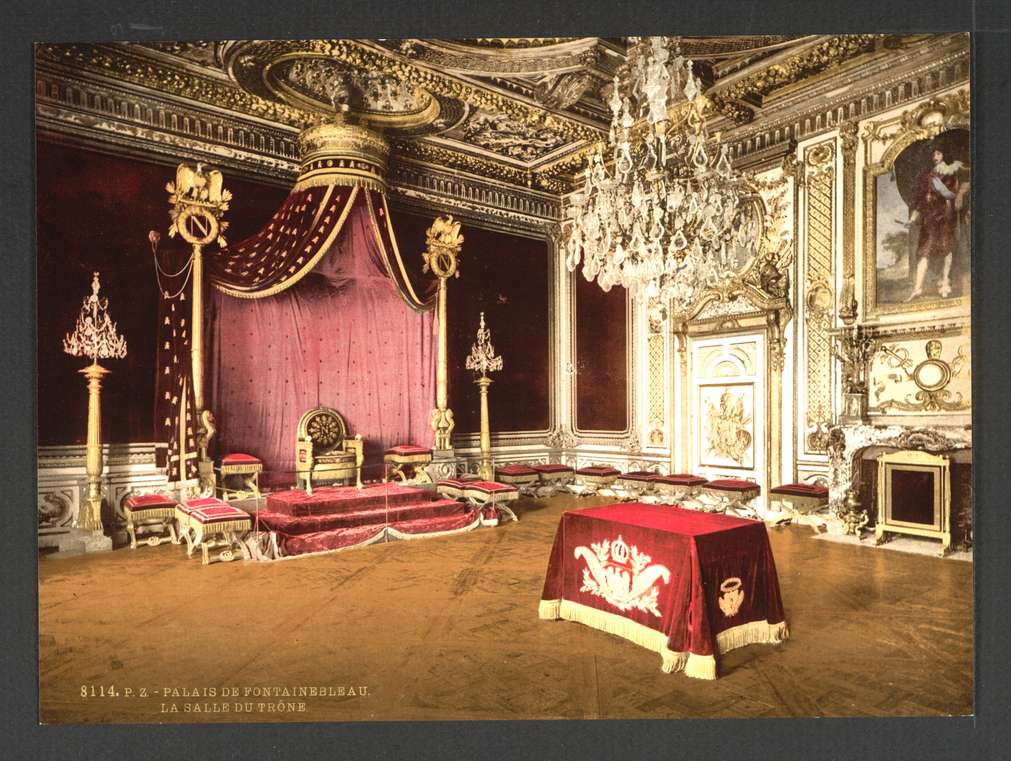 Fontainebleau - The Palace - The Throne Room (Le palais - La Salle du  Trône), Fontainebleau - France - Postcard - 27092