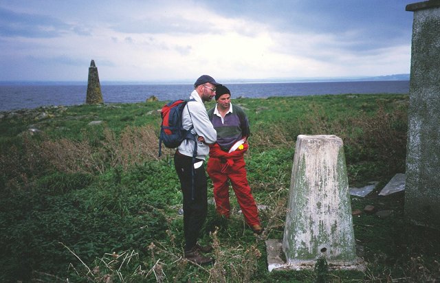 File:Trig pillar, Lady Isle. - geograph.org.uk - 30194.jpg