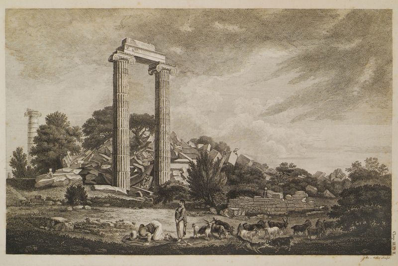 File:View of the End of the Ruin of the Temple from the North-East - Society Of Dilettanti - 1769.jpg