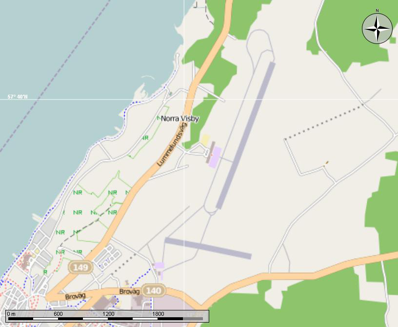 visby flygplats karta Fil:Visby Airport open street map.png – Wikipedia