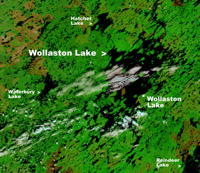 wollaston lake lodge map Wollaston Lake Wikipedia wollaston lake lodge map