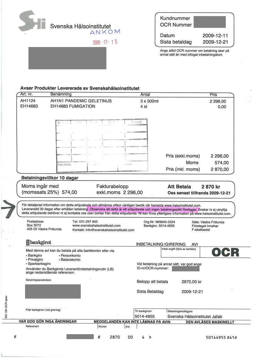 Misrepresentation and false information with pricing and billing