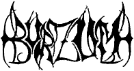   The original Burzum logo, used only in 1991.