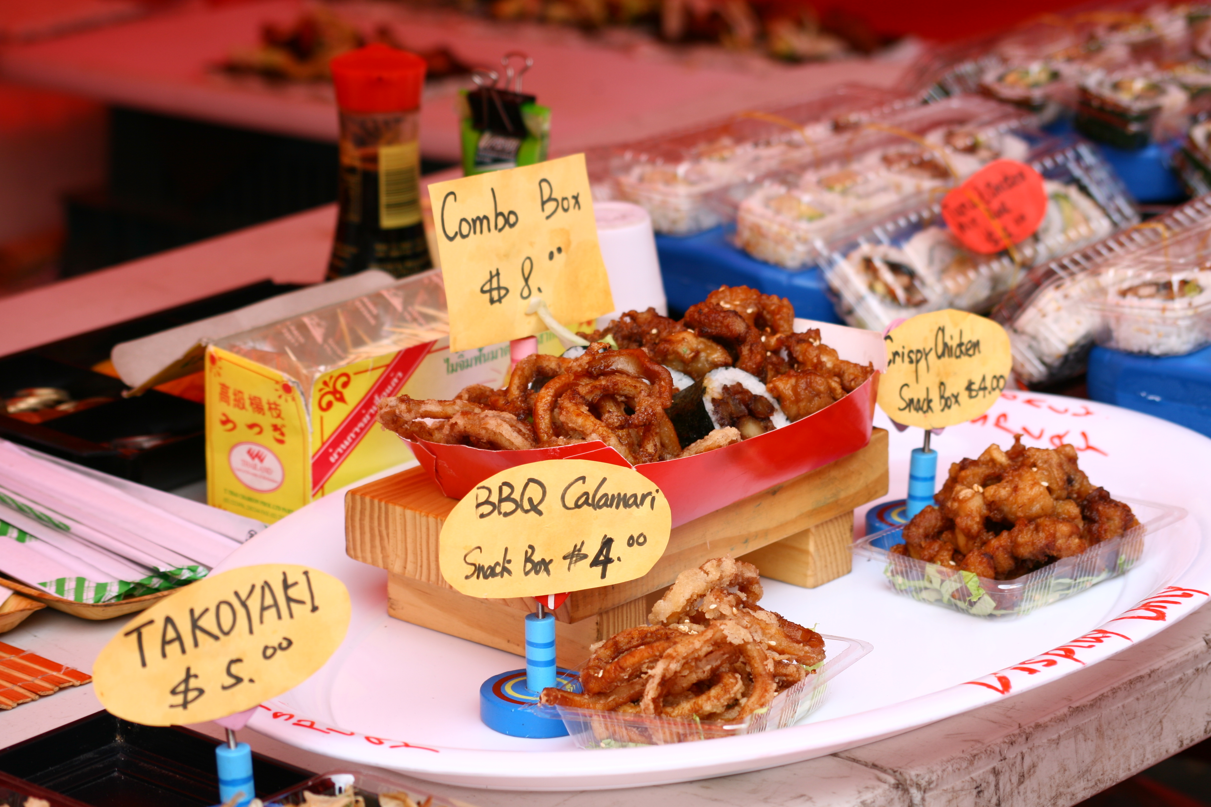 Takoyaki Salesman.