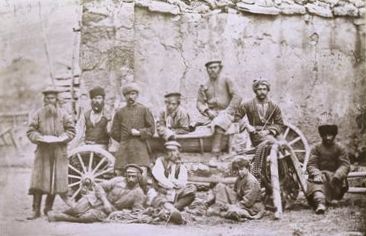 File:Georgian Military Road. Coachmen. Dimitri Ermakov. 1870s.jpg