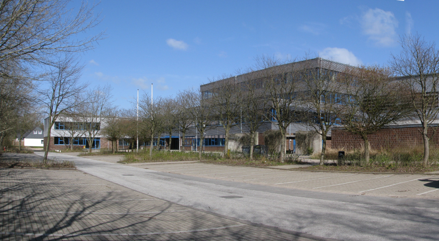 German secondary school Hermann-Tast-Schule in german city of Husum