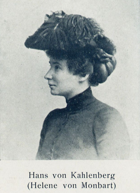 Hans von Kahlenberg (Helene von Monbart) c. 1903