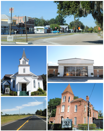 Images top, left to right: Downtown Jasper, First United Methodist Church, Hamilton County Courthouse, U.S. Route 129, Old Hamilton County Jail