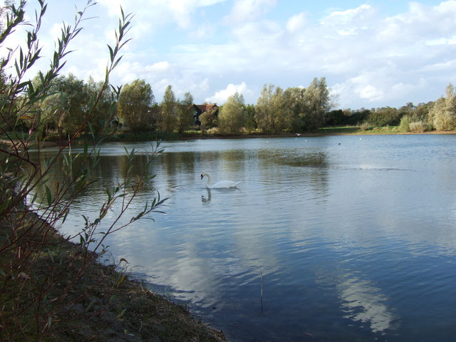 File:Lakeside view. - geograph.org.uk - 264585.jpg