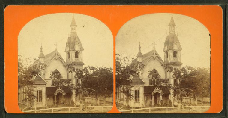 File:Methodist Chapel, Oak Bluff, from Robert N. Dennis collection of stereoscopic views.jpg