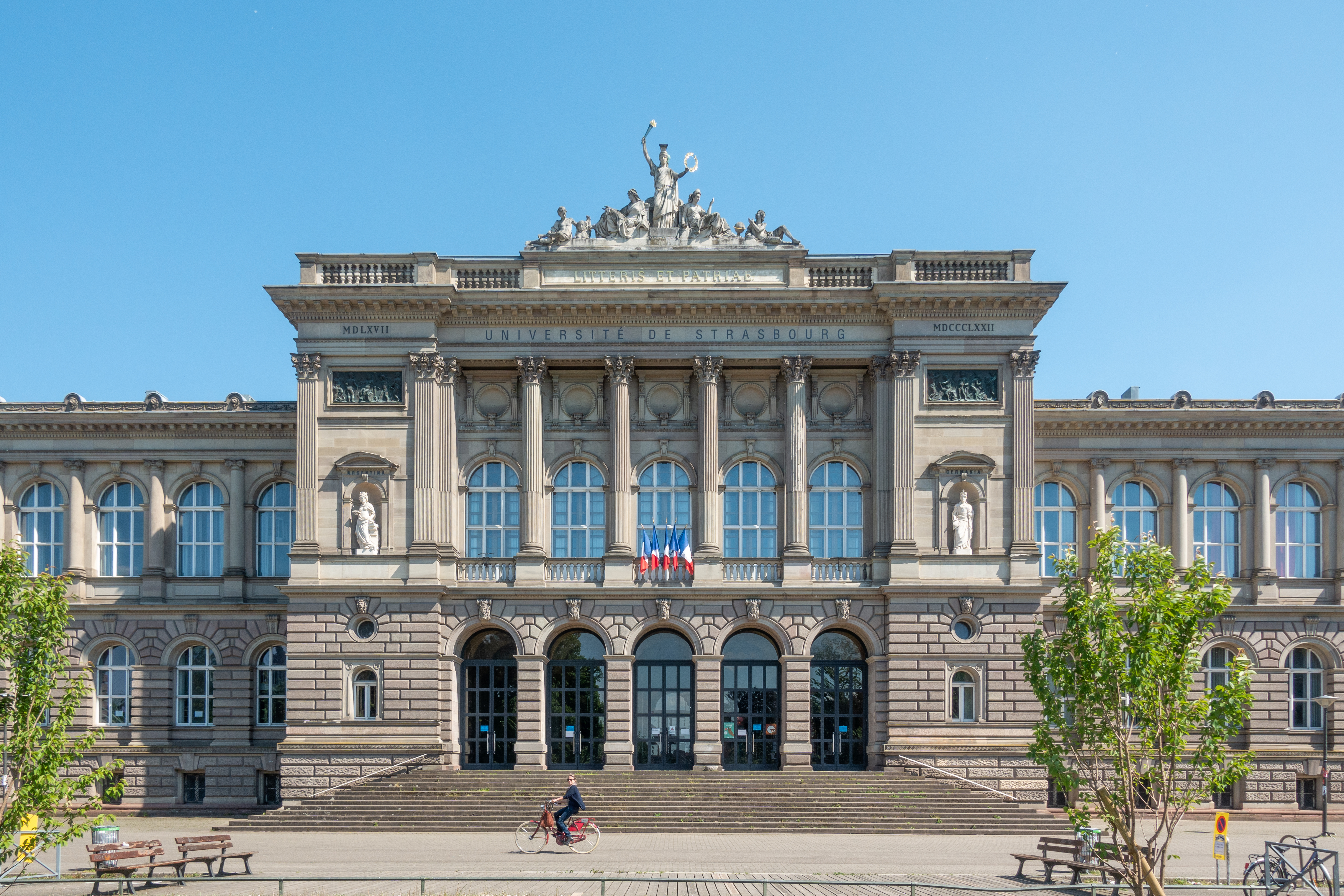 [[Palais Universitaire, Strasbourg|Palais Universitaire]], main building of the former Imperial University of Strasbourg