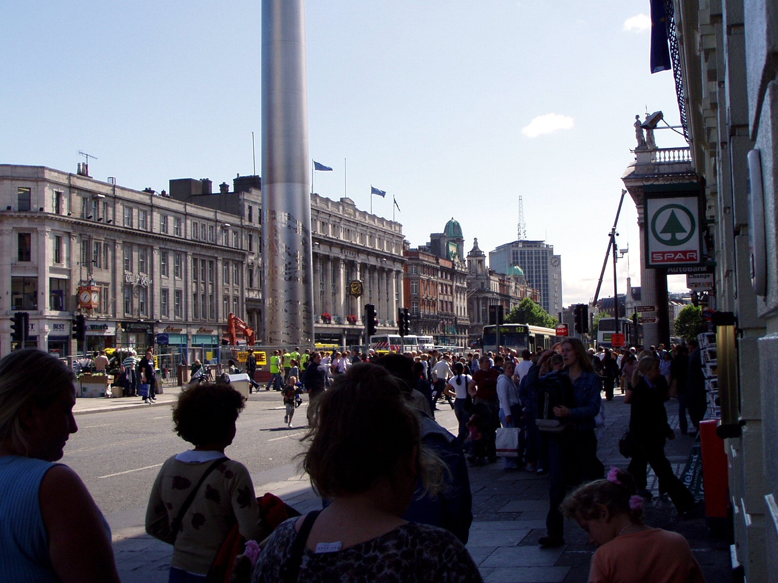 Auf den Straßen von Dublin.