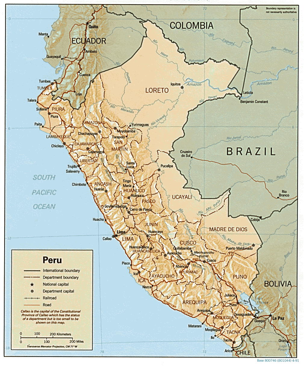 [x] République du Pérou - República del Perú Peru_rel1991