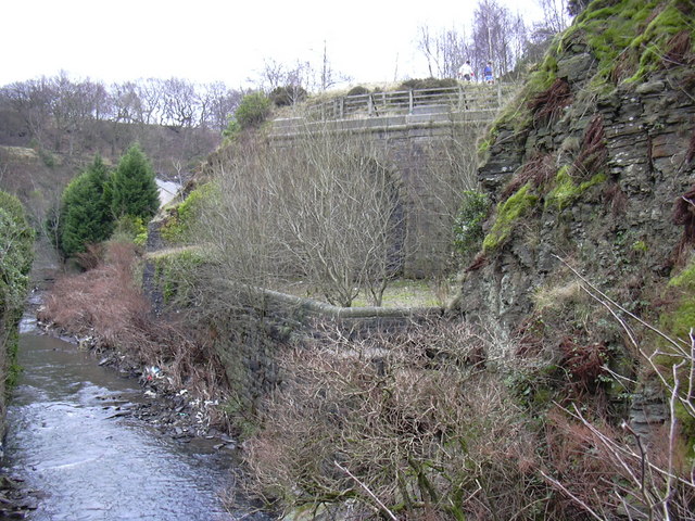 River Irwell at The Glen - geograph.org.uk - 674174