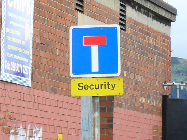 File:Security concerns at Flax Street - geograph.org.uk - 1460173.jpg