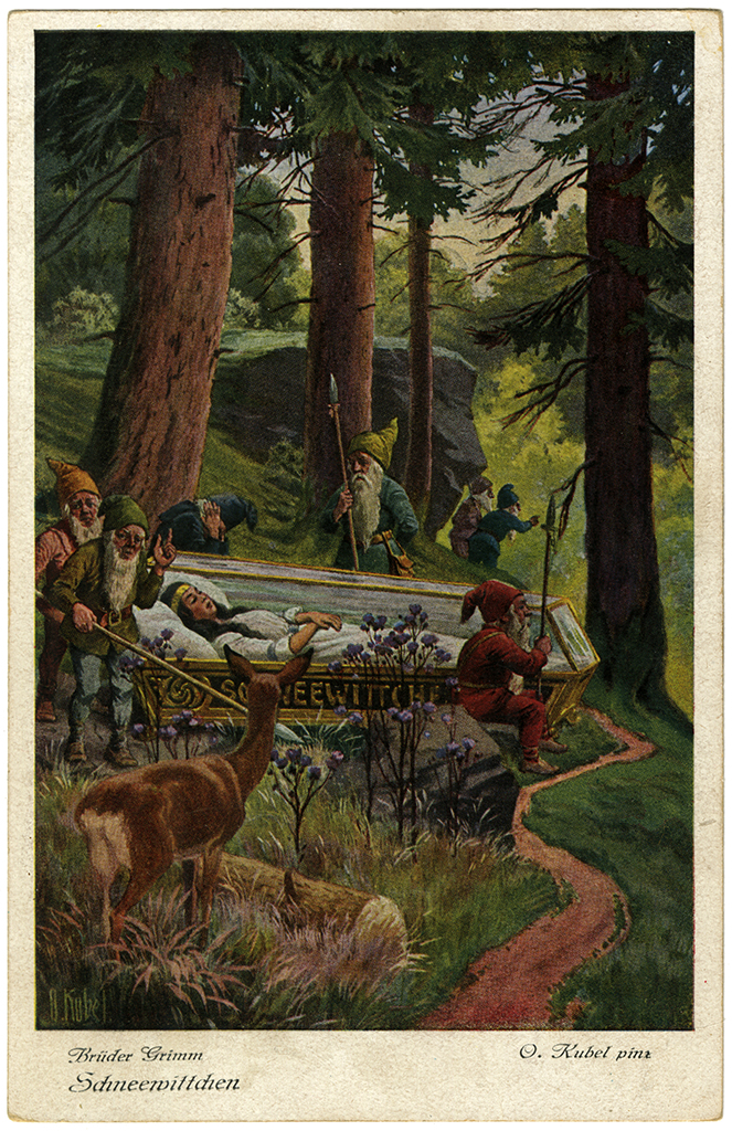 File:Snow White and the Seven Dwarfs - 53079213151 - Jack Zipes Historic  Fairy Tale Postcard Collection - Kubel, Otto (German, 1868-1951).jpg - Wikimedia  Commons