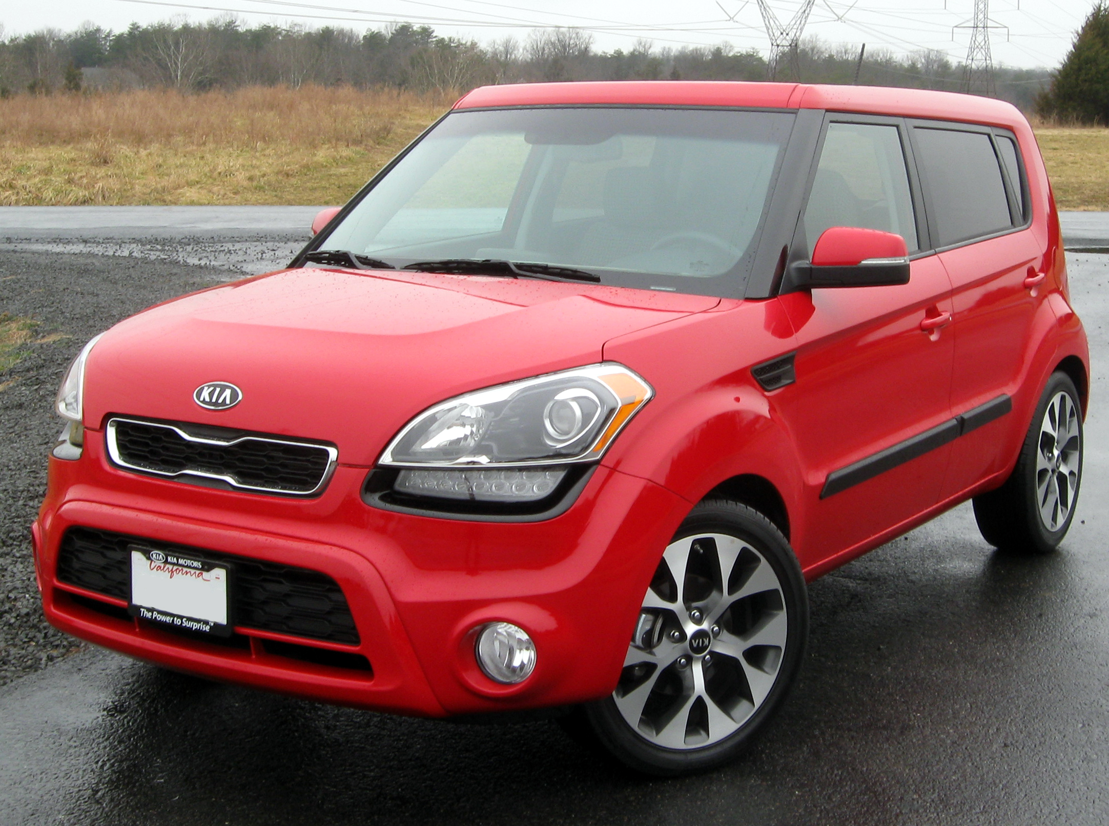 Бампер передний kia soul