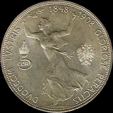 File:AHK 5 coronae 1908 60th anniversary reverse.jpg