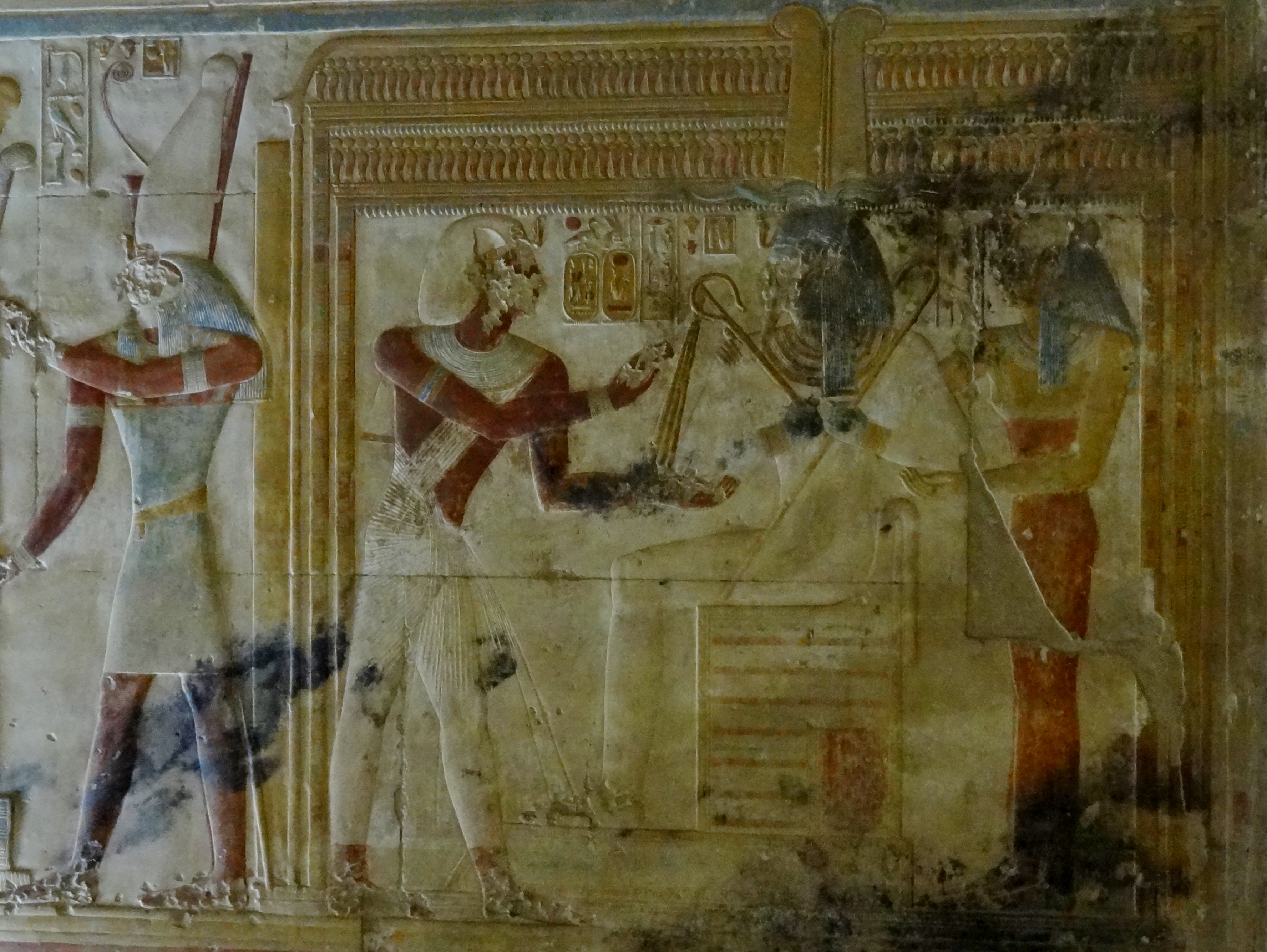 Сети 1 неделя. Египетские фрески Абидос. Абидос Осирис. Осирис фреска. Мистерии Осириса в Абидосе.