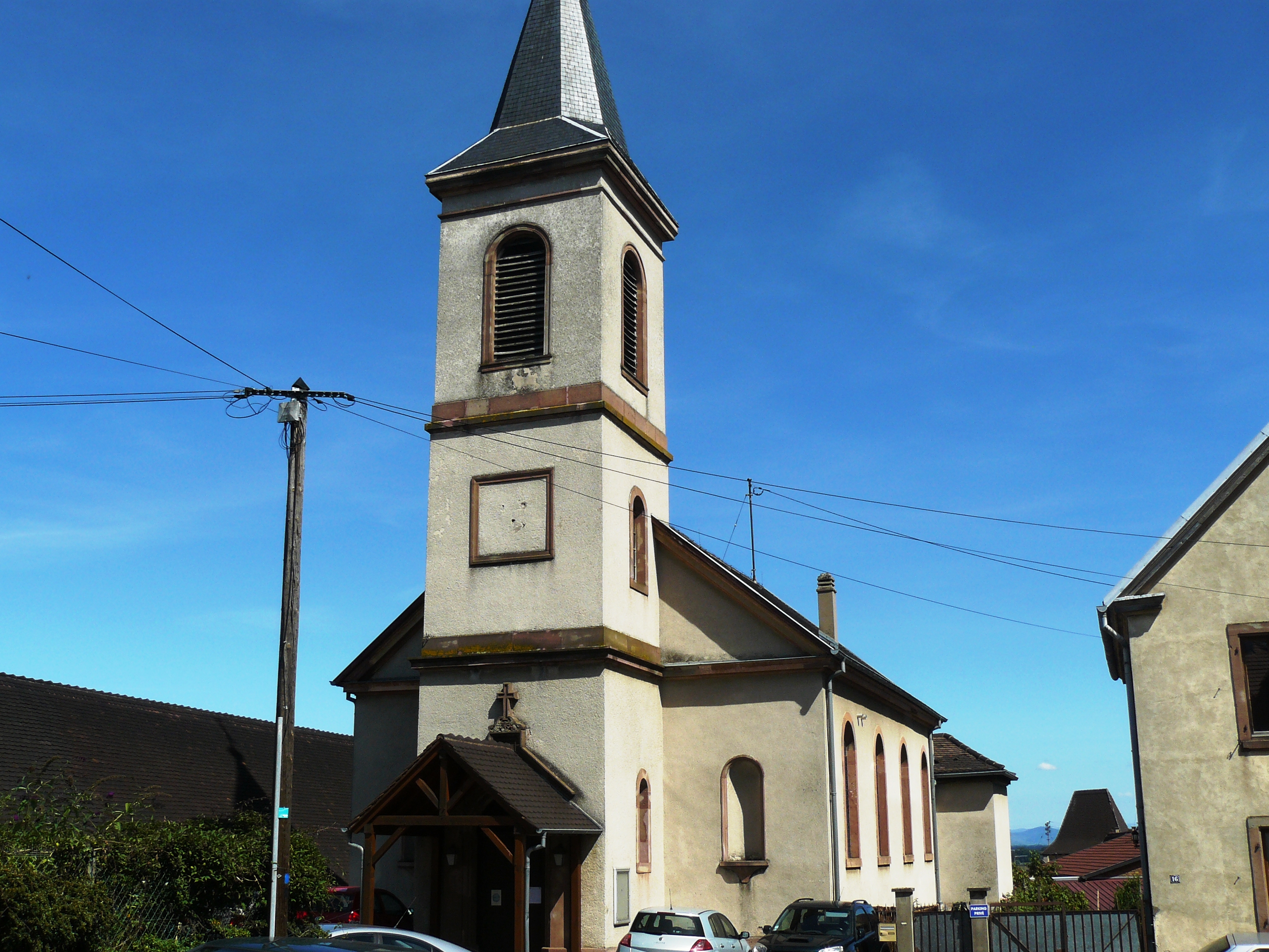 Eglise protestante Saint-Sébastien  France Grand Est Haut-Rhin Beblenheim 68980