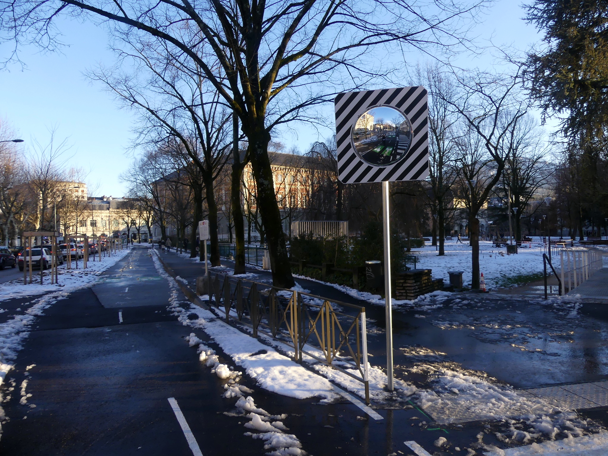 Filecoucher De Soleil Sous La Neige à Chambéry 2018jpg