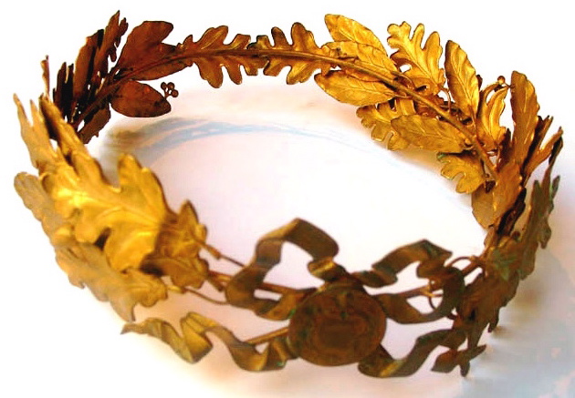 Coroa de folhas de louro