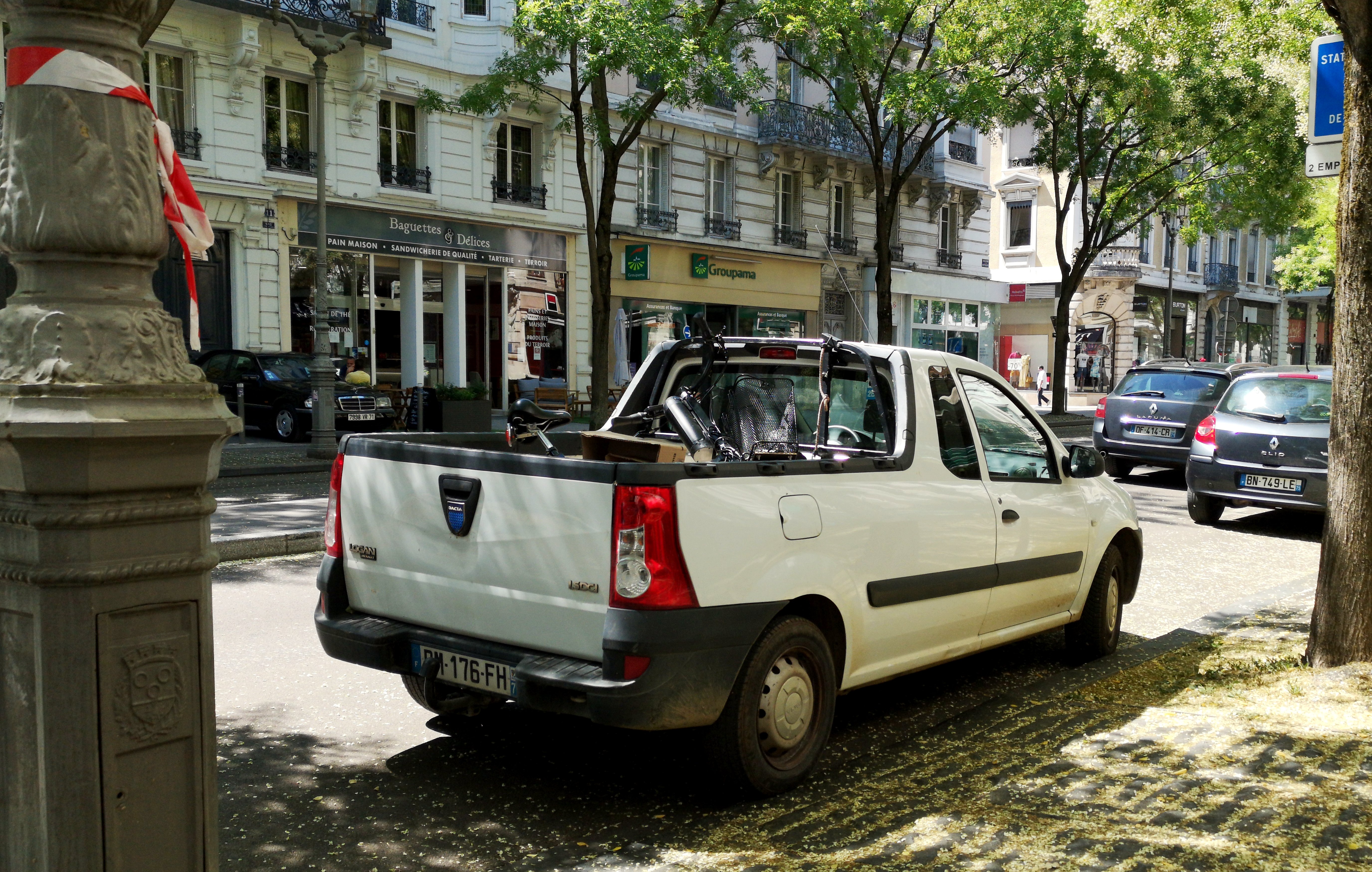 Bache Voiture Bâche De Voiture Pour Dacia-Logan Utilitaire-Logan Pick  Up-Logan Van, Bâche De Voiture De Haute Qualité Person[J9442]