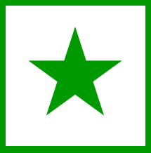 Risultati immagini per bandiera esperanto