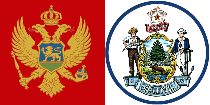 File:Flag of Montenegro and Seal of Maine.png