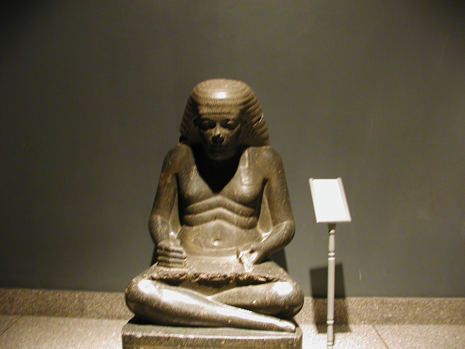 Statue of Hapi, the scribe, Statue of Administrator of Amun…