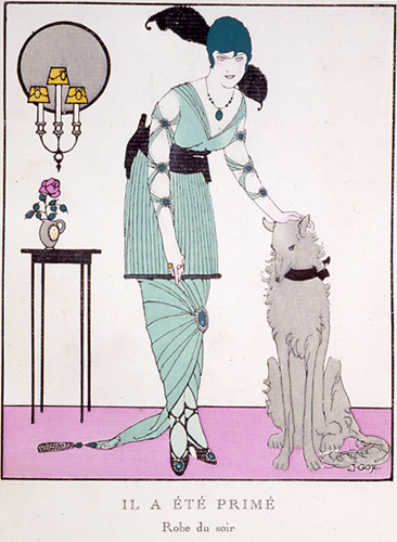 Au Bon Marché 1925 Fashion Dresses, Pomone Decoratives arts