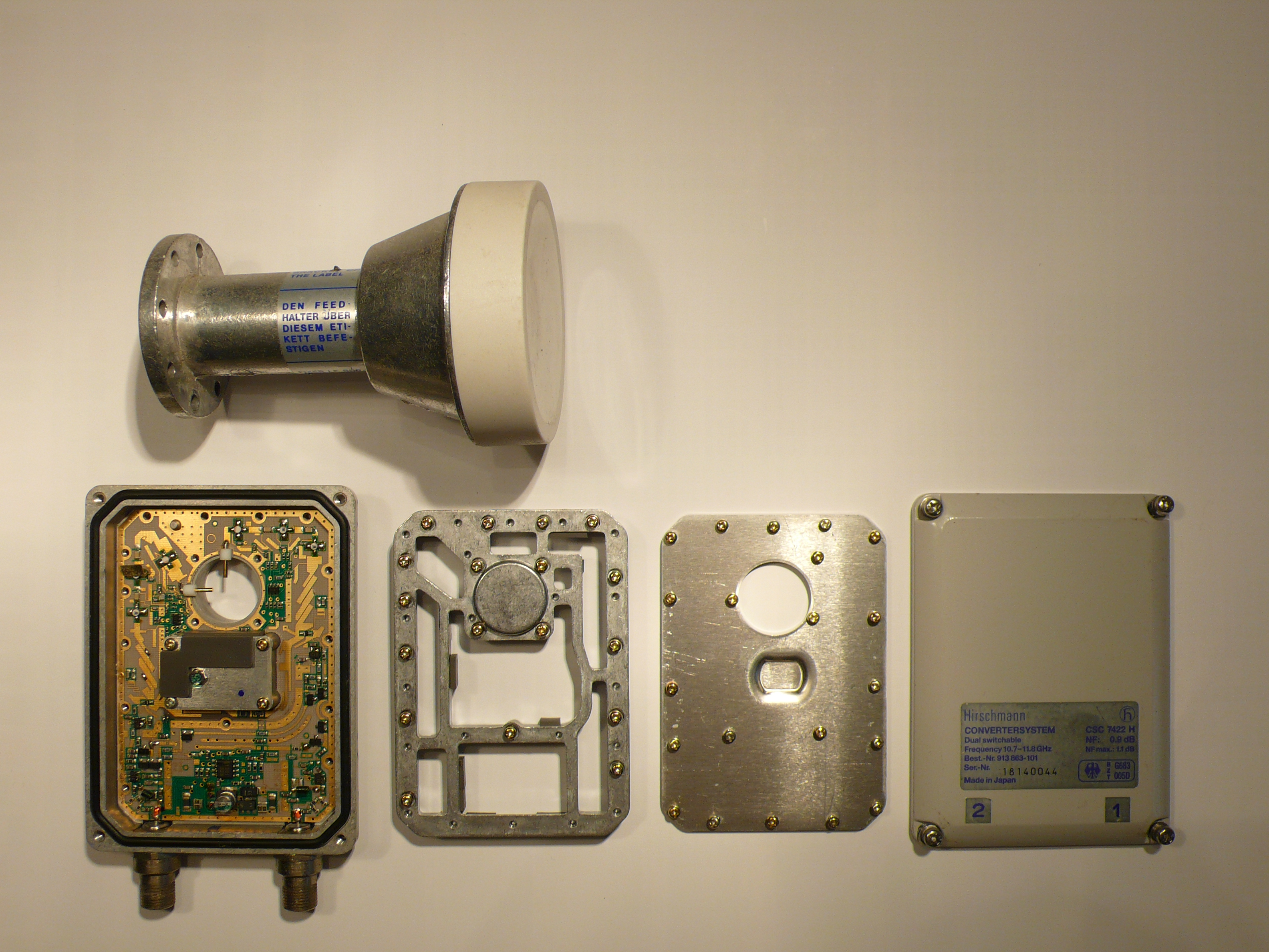 File Lnb Dissassembled All Parts Jpg Wikimedia Commons