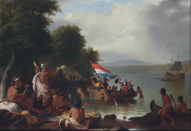 File:Landing of Henry Hudson, 1609, at Verplanck Point, New York.JPG