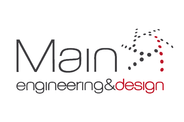 Main engineering. Project Manager logo. Engineer main.