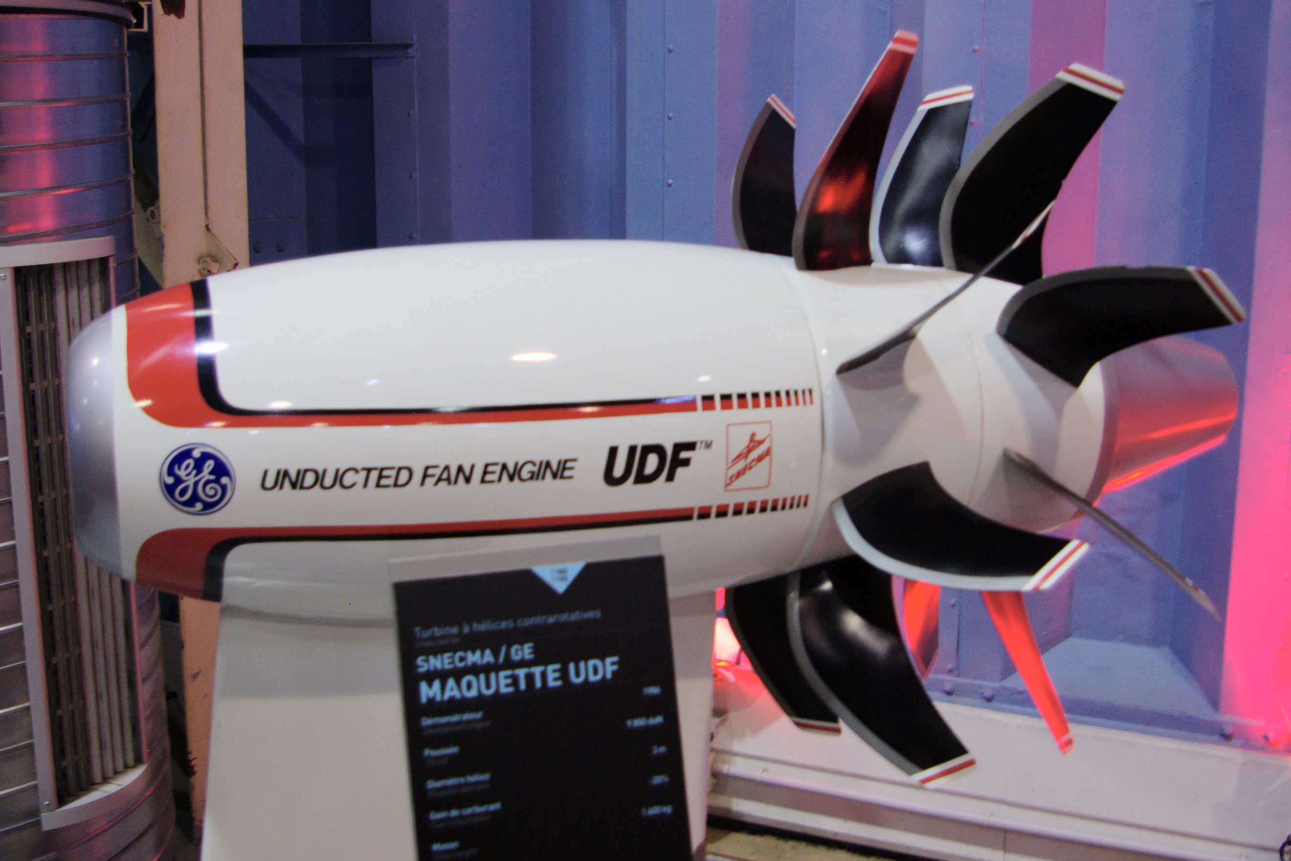  Maquette de l'Unducted Fan engine (UDF) présentée au musée Safran.
Date	20 September 2015, 12:01:29