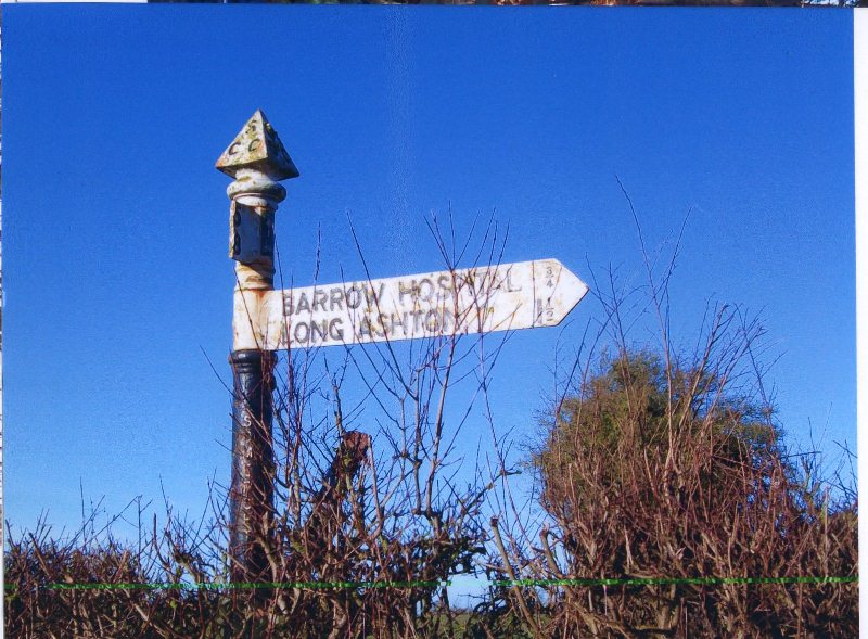 File:Old Direction Sign - Signpost by Wildcountry Lane, Barrow Gurney Parish - geograph.org.uk - 6043702.jpg