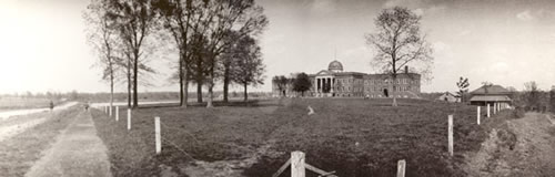 Photograph of MMA, taken c. 1903, during the administration of Colonel William Fonville. Oldstribling1903.jpg