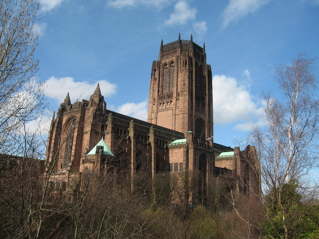 File:Rear of Anglican Cathedral from St James Mount Gardens - geograph.org.uk - 375181.jpg