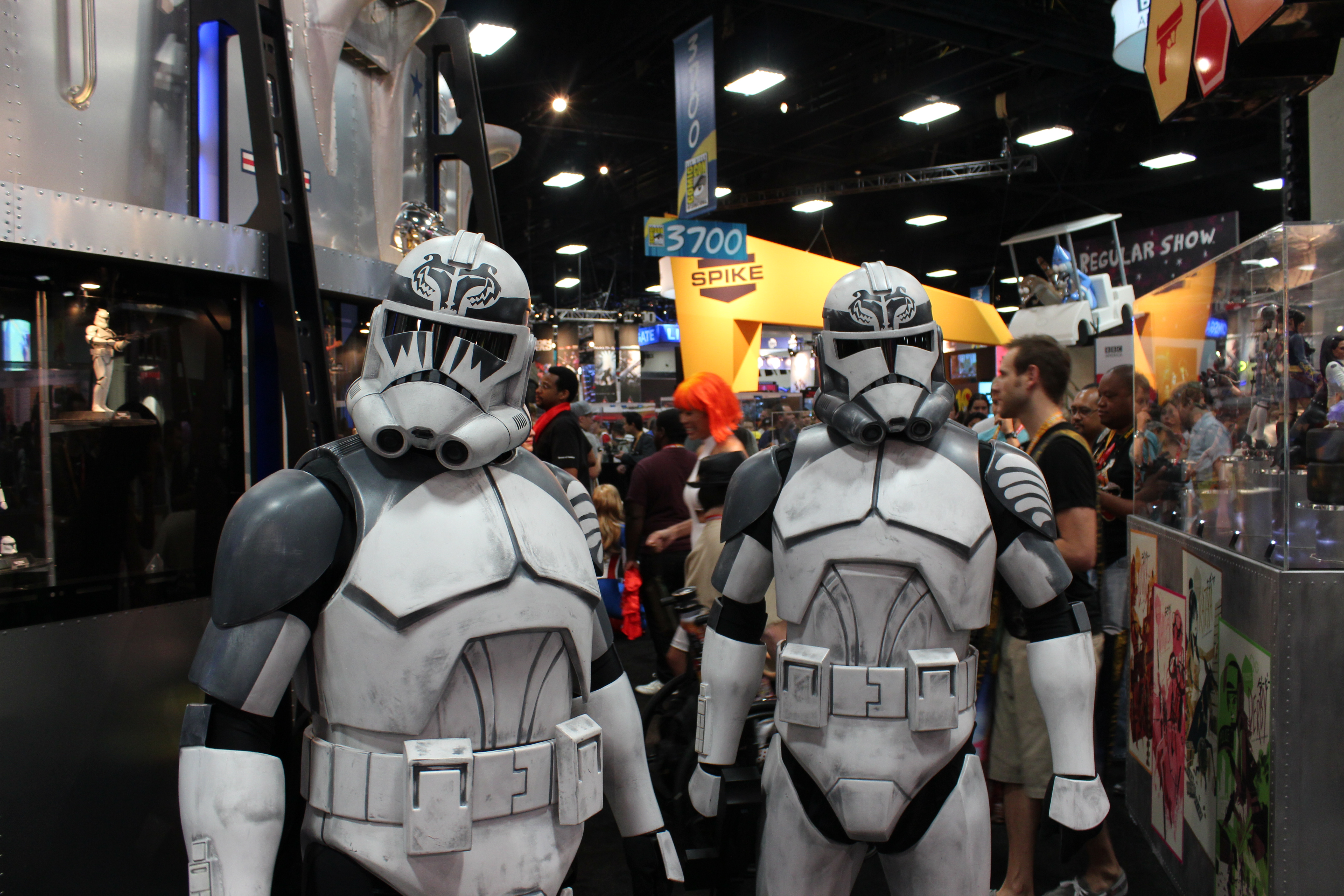 Animated clone trooper cosplay