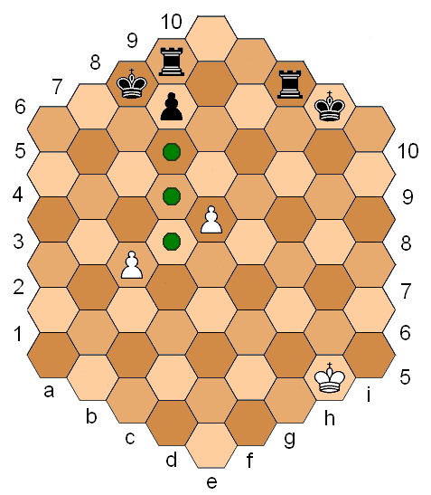 Three Player Chess Set  Hexagonal Chess for 3 Players