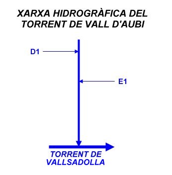 Xarxa hidrogràfica del Torrent de Vall d'Aubi