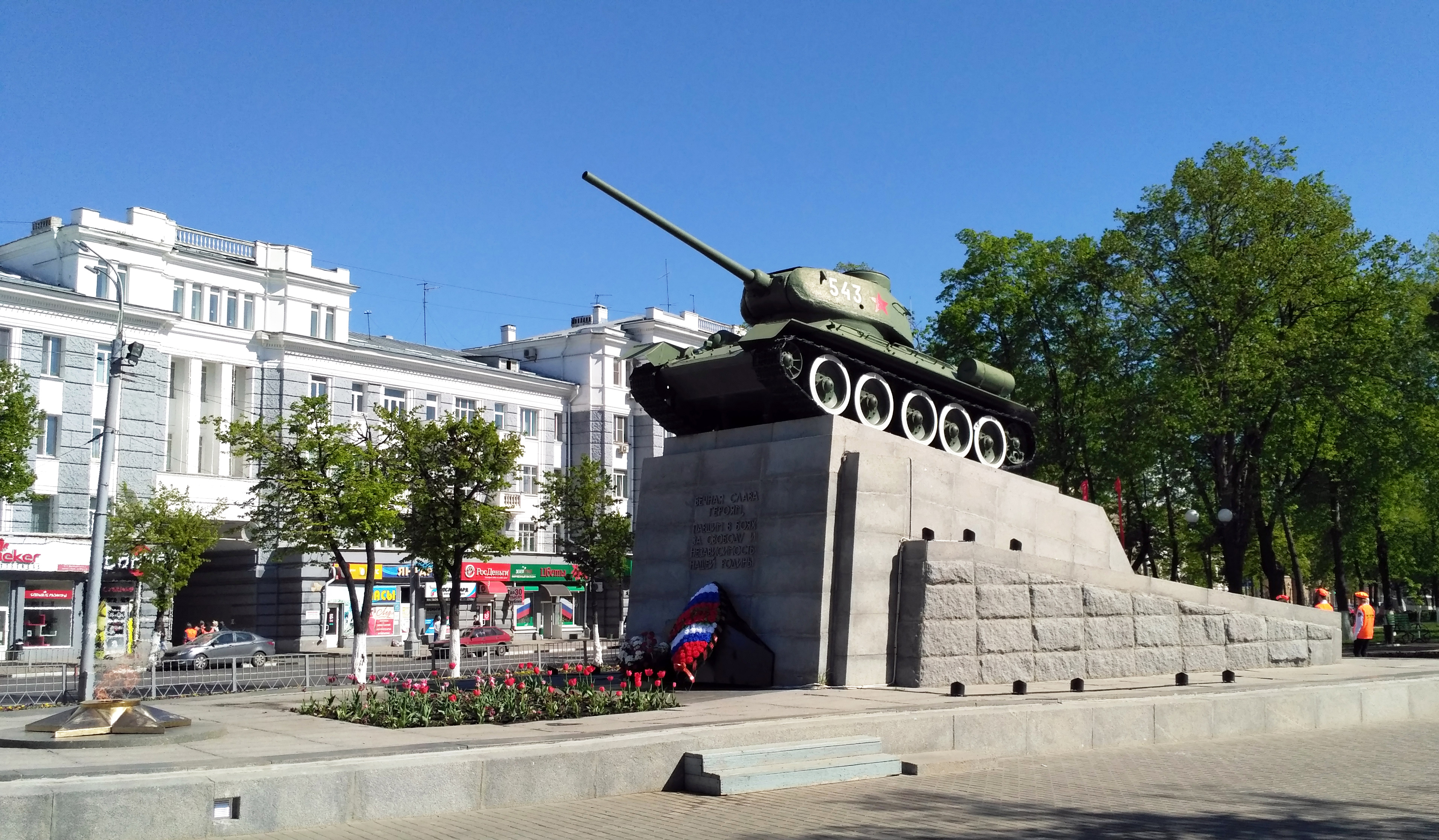 Памятник танкистам в Орле