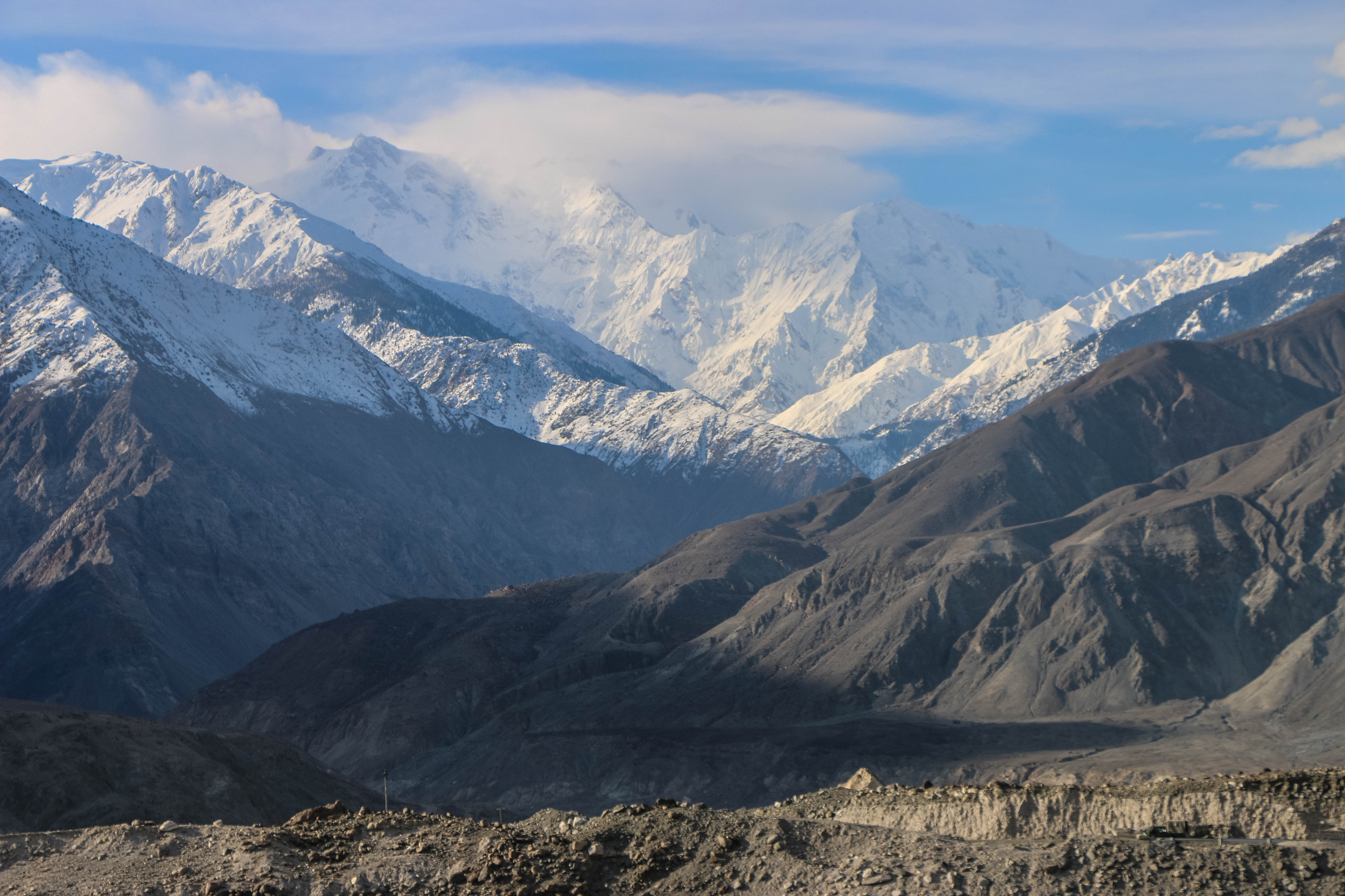 Shadows of the mountains