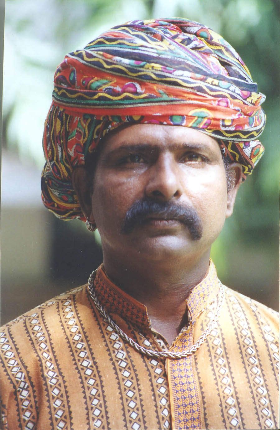 A portrait of Shri Puran Bhaat who will be presented with the Sangeet Natak Akademi Award for Puppetry - Rajasthan by the President Dr. A.P.J Abdul Kalam in New Delhi on October 26, 2004.jpg