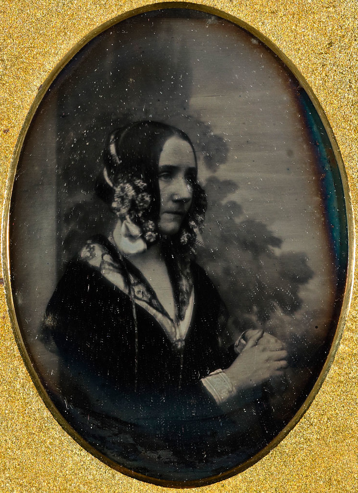 Ada Byron daguerreotype by Antoine Claudet 1843 or 1850