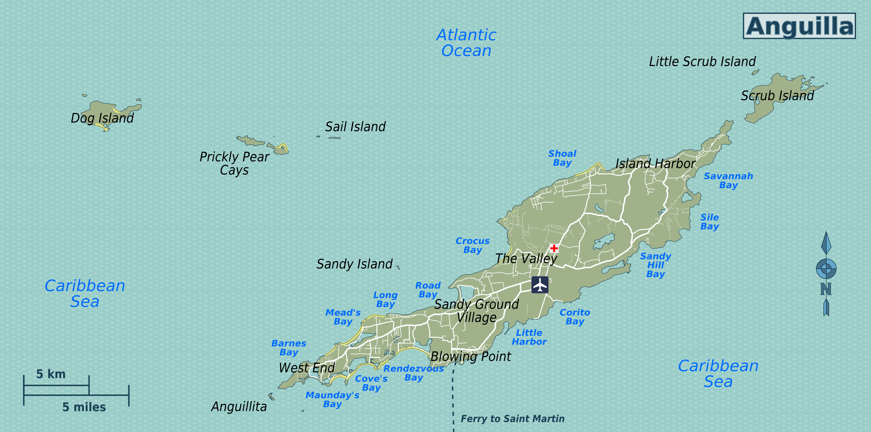 File Anguilla Regions Map Png Travel Guide At Wikivoyage