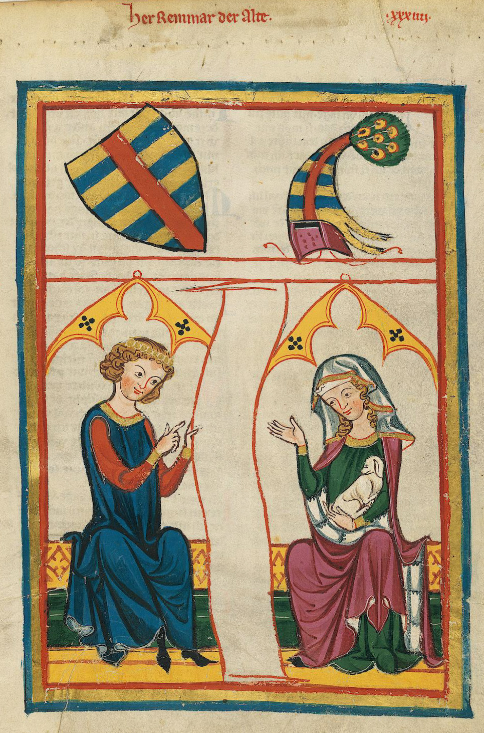 ''Herr Reinmar der Alte'' ([[Codex Manesse