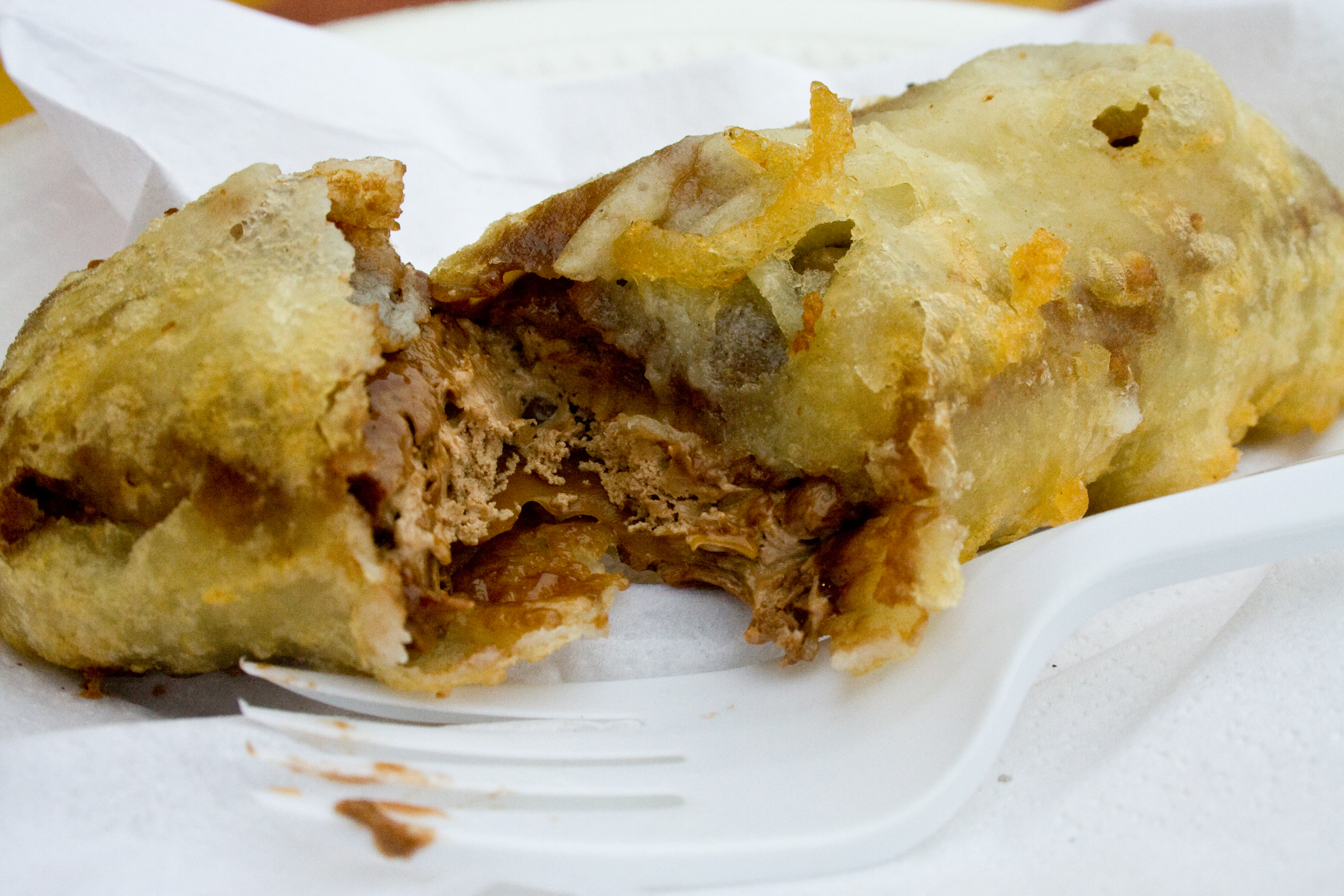 Deep-fried candy bars