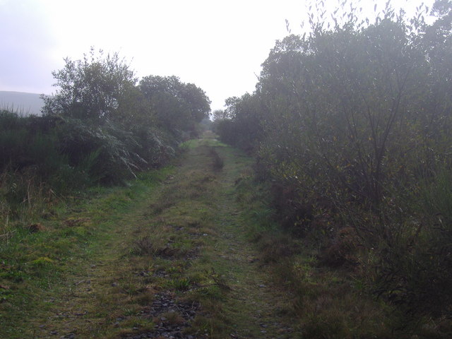 File:Dismantled railway between Stroan Loch and Loch Skerrow - geograph.org.uk - 258492.jpg